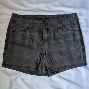 Gray Cotton shorts